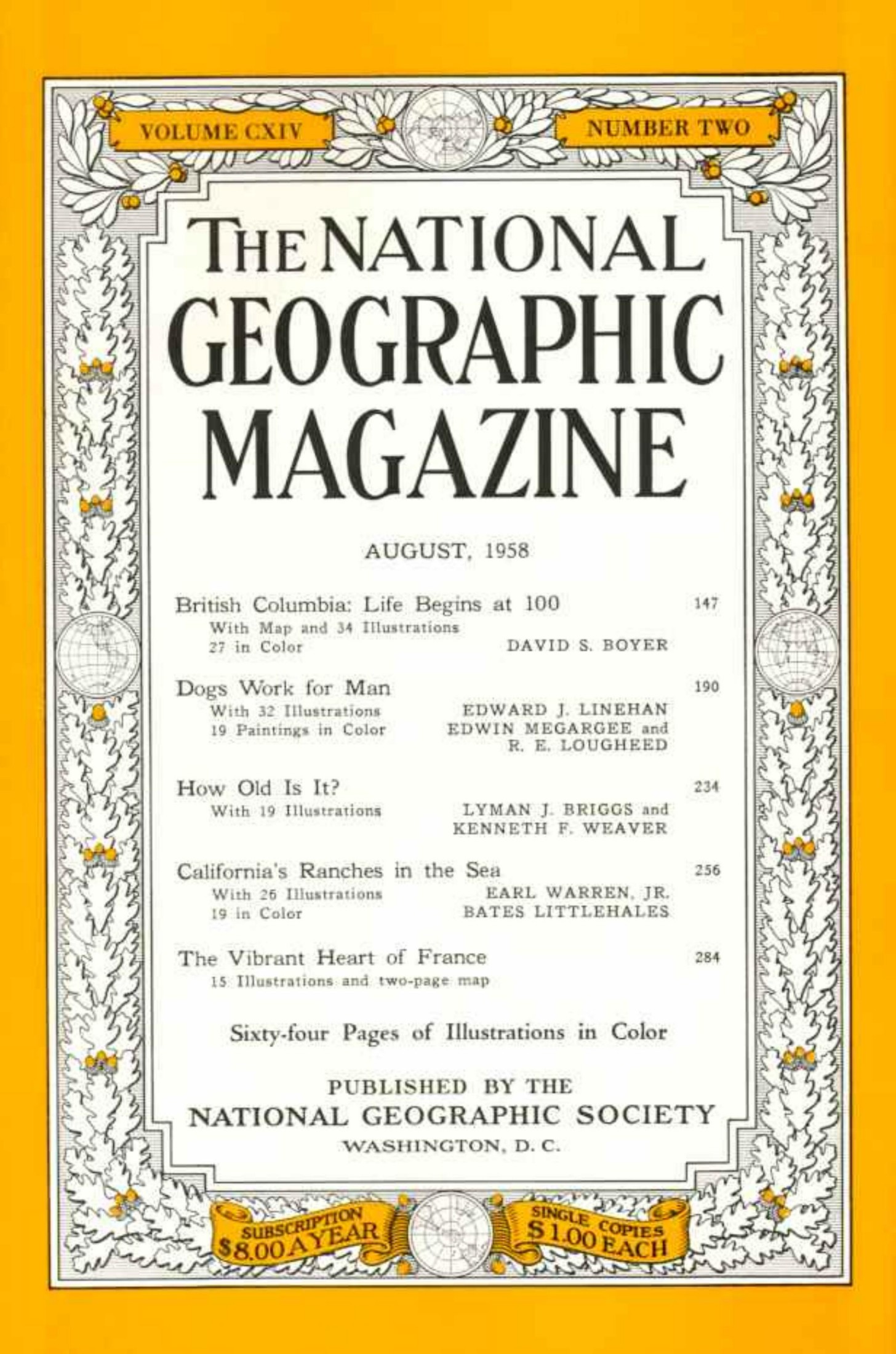 National Geographic 1958-08 114-2 Aug