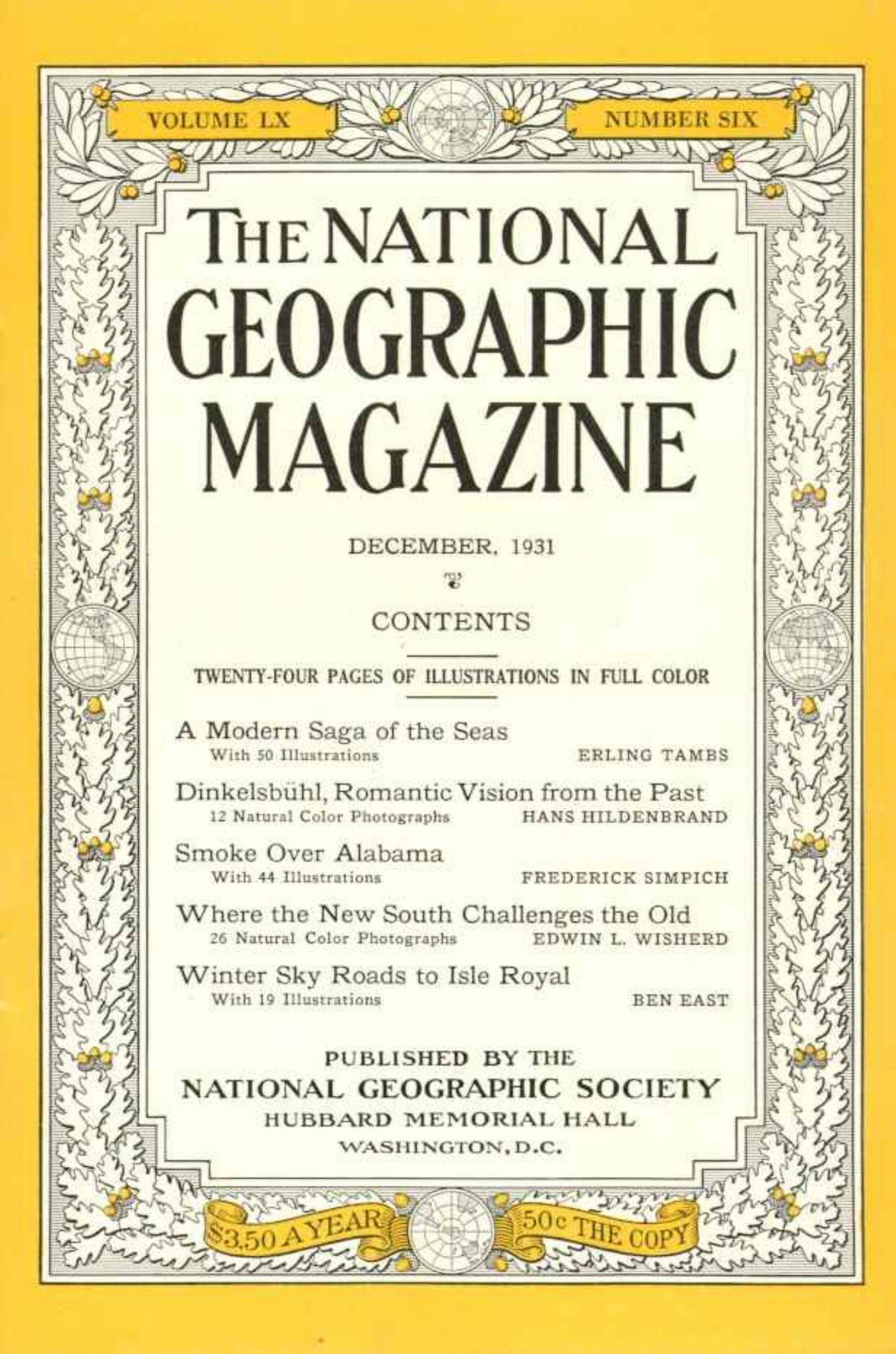 National Geographic 1931-12