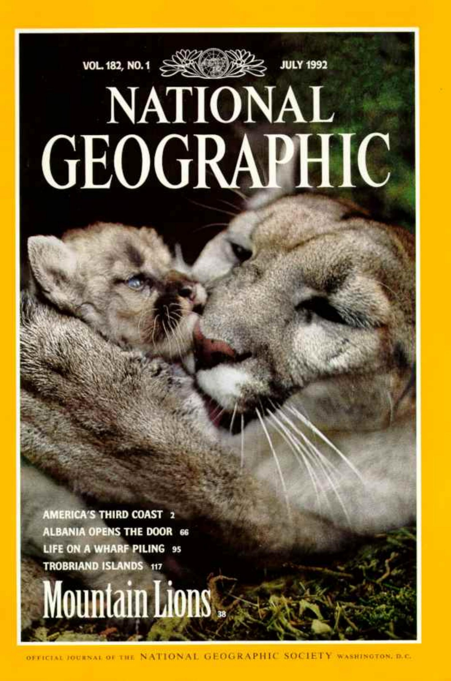 National Geographic 1992-07 182-1 Jul