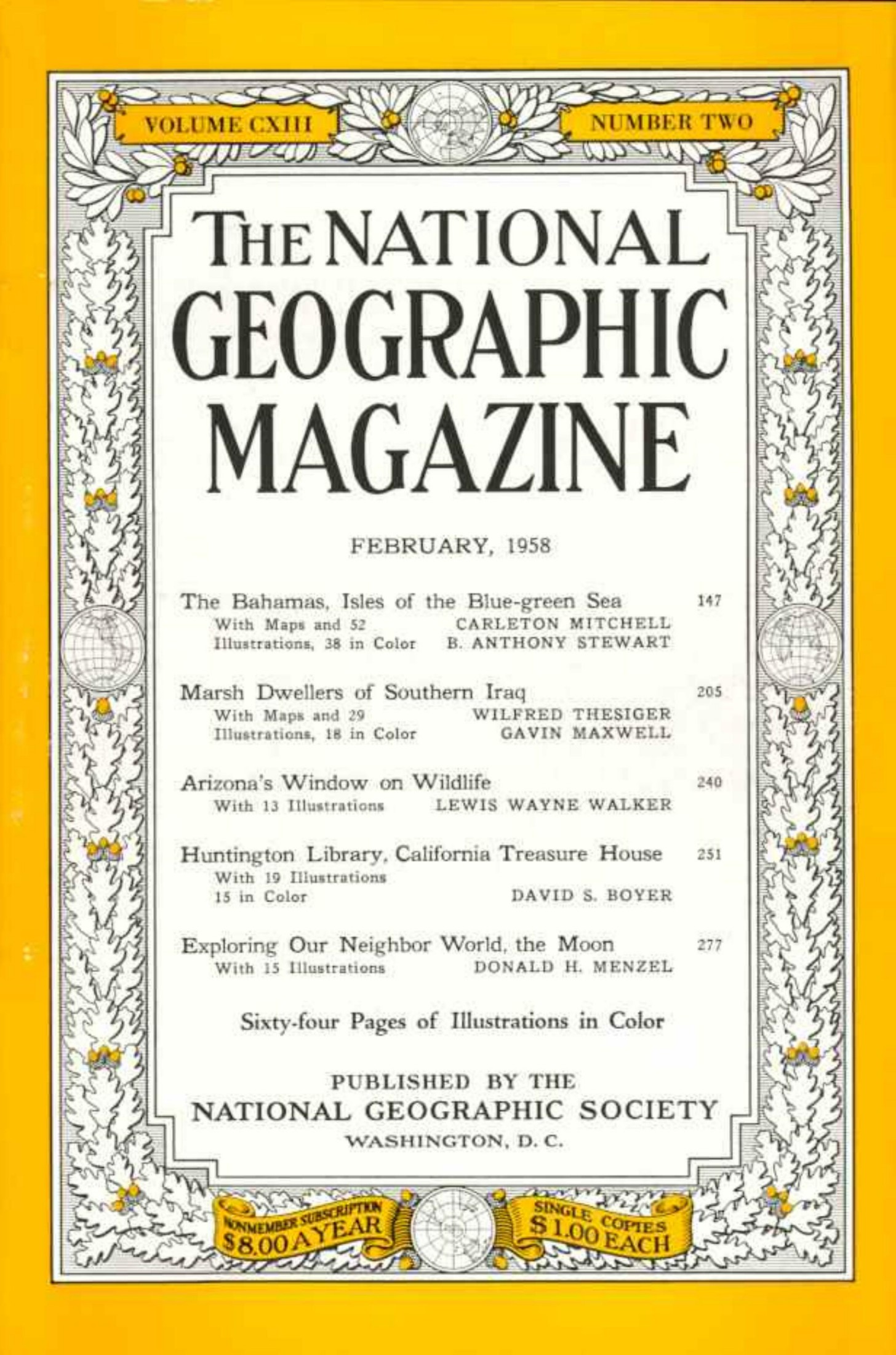 National Geographic 1958-02 113-2 Feb