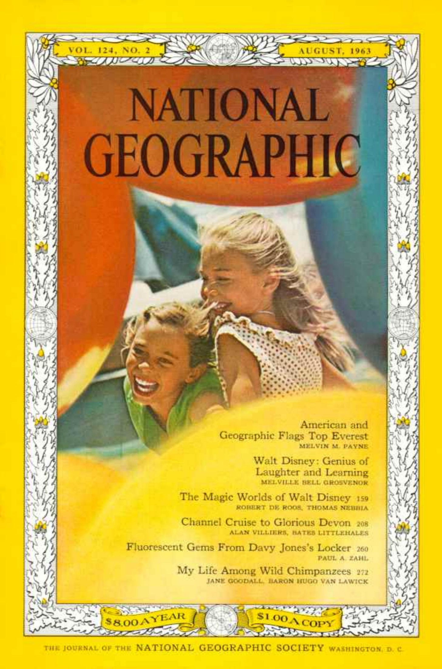 National Geographic 1963-08 124-2 Aug