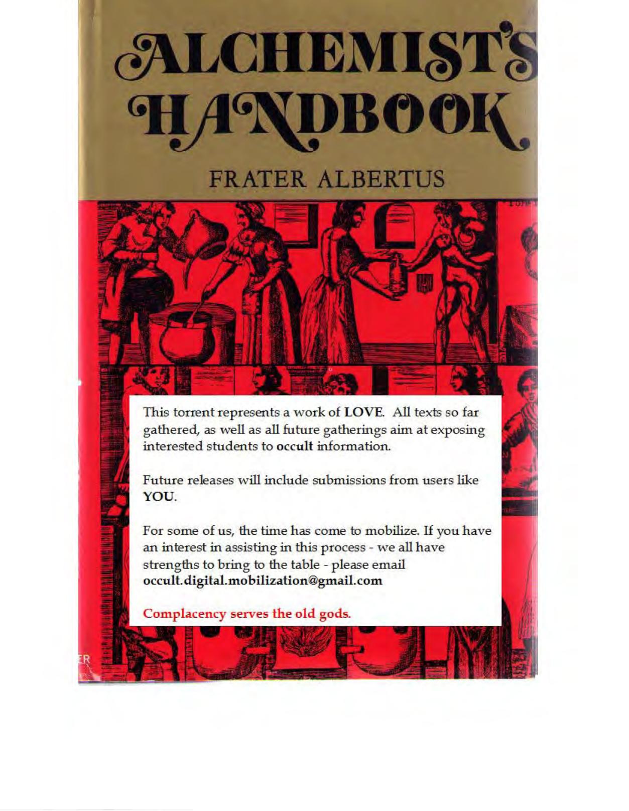 Alchemist's Handbook