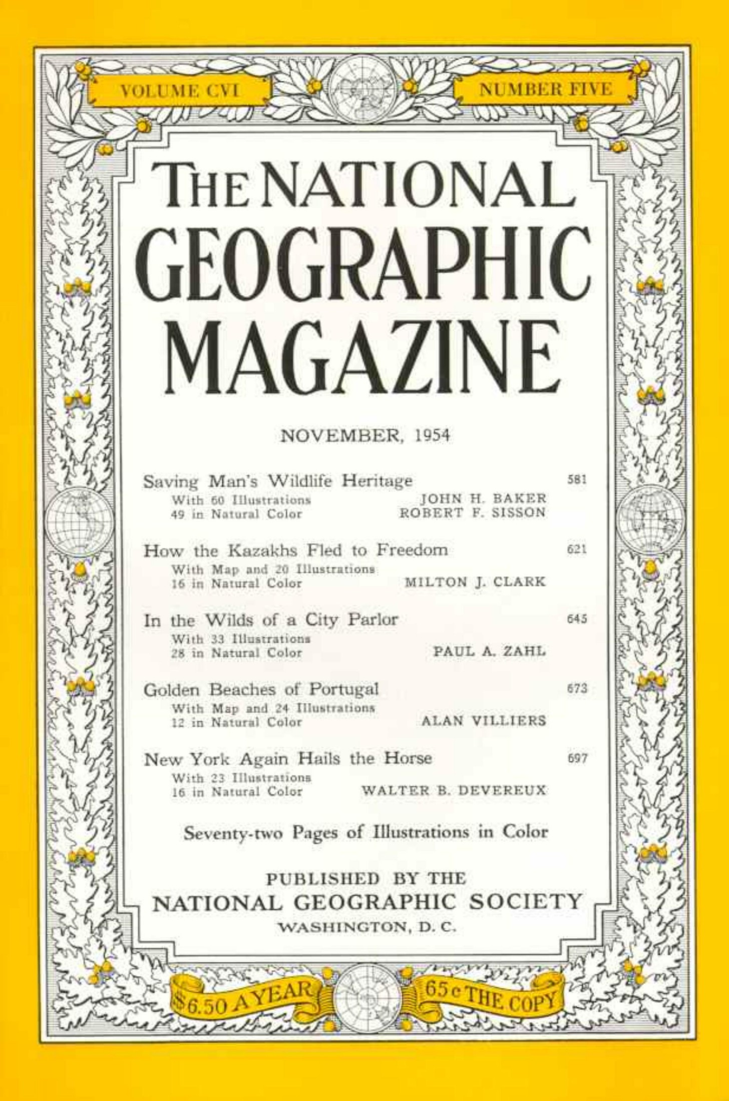 National Geographic 1954-11 106-5 Nov