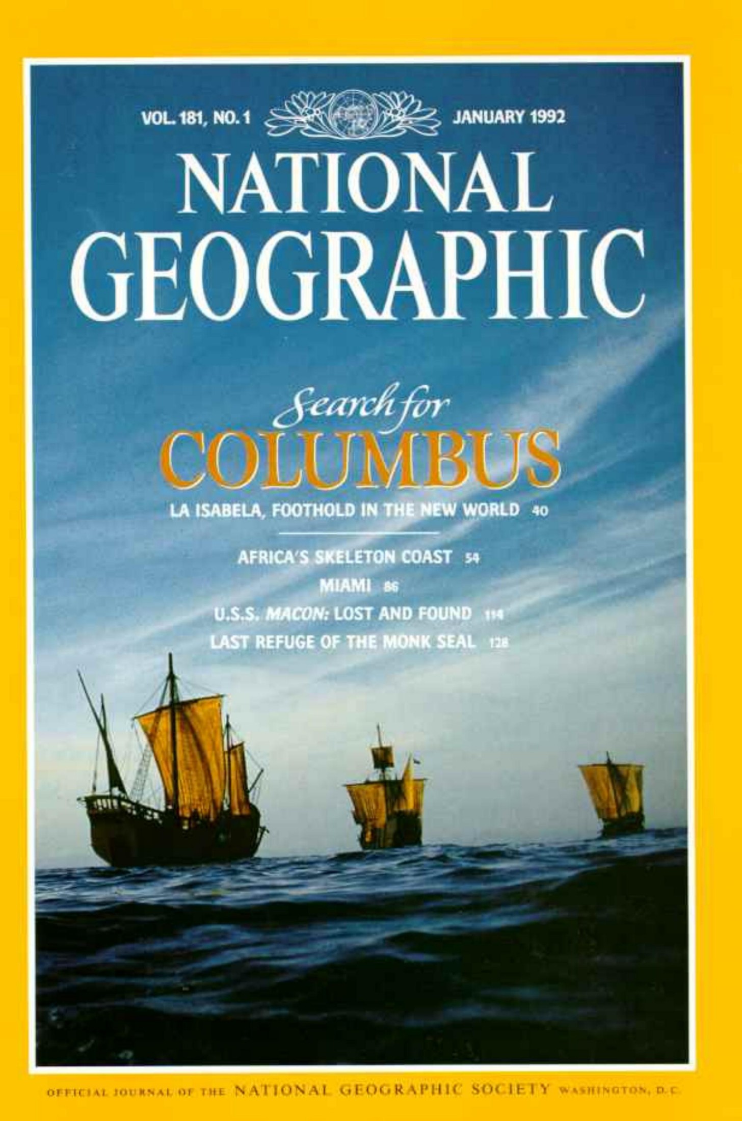 National Geographic 1992-01 181-1 Jan