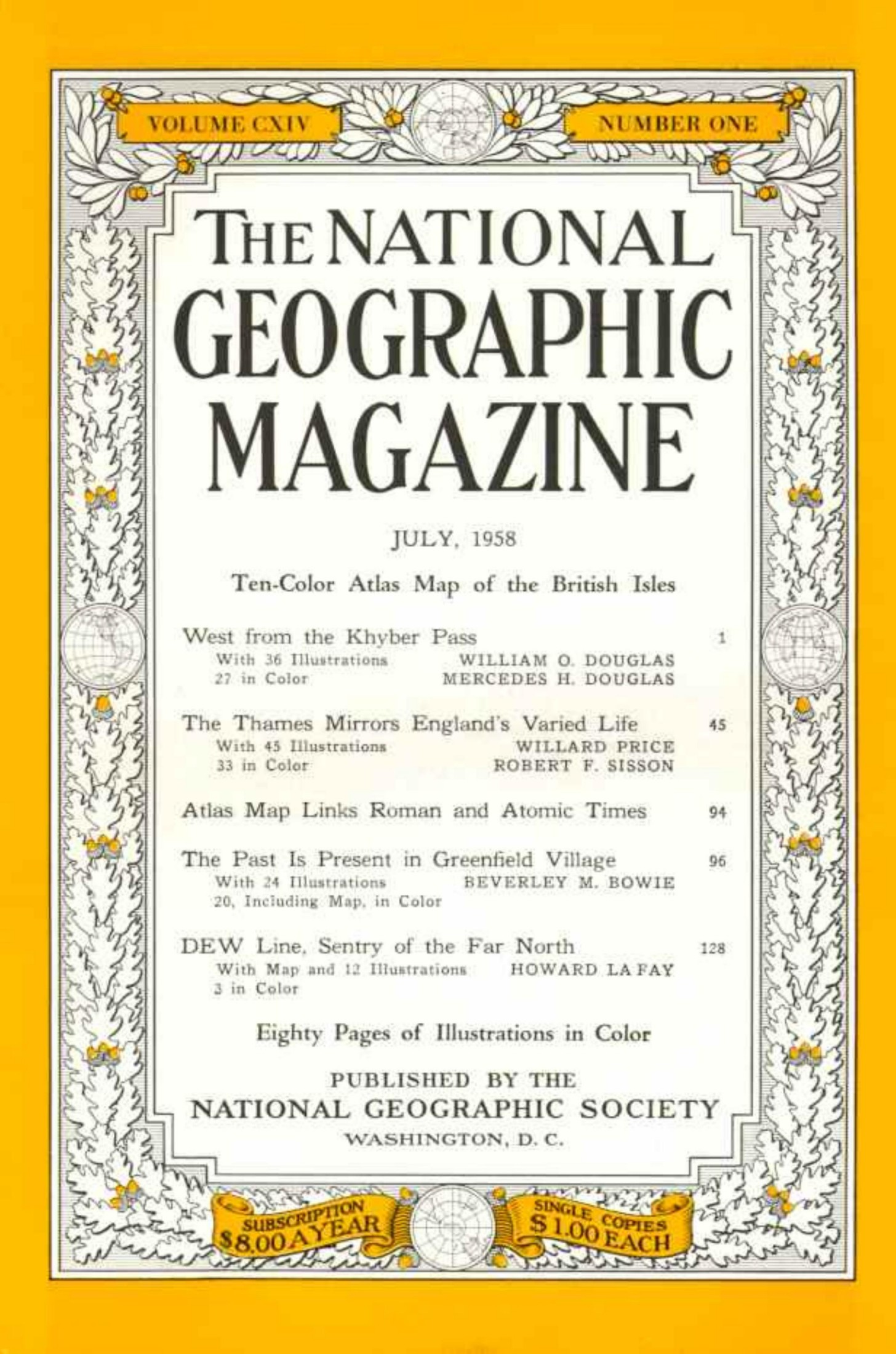 National Geographic 1958-07 114-1 Jul