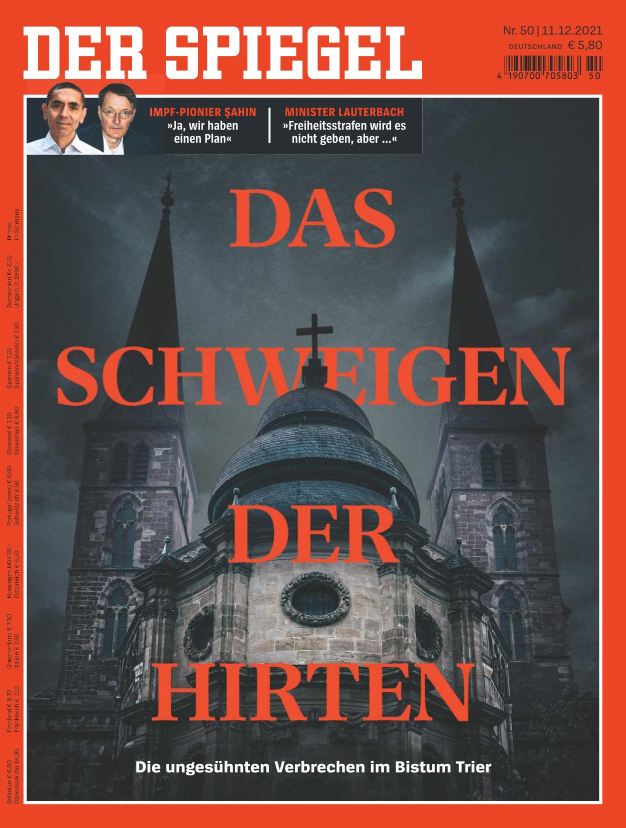 Titelbild - DER SPIEGEL Nr. 50/2021