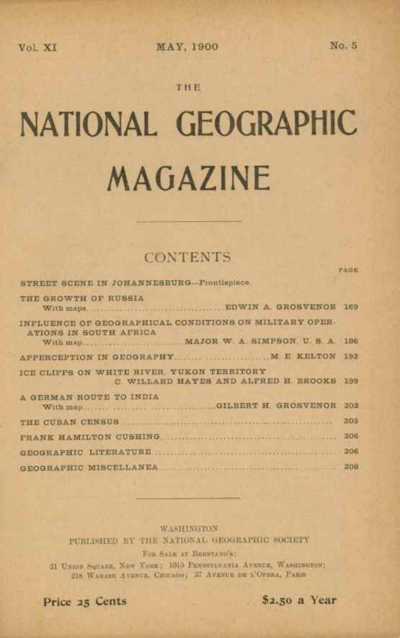 National Geographic 1900-05 011-05 May