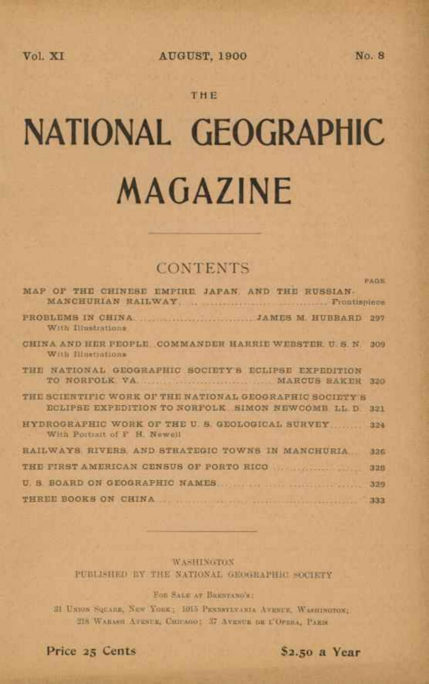 National Geographic 1900-08 011-08 Aug