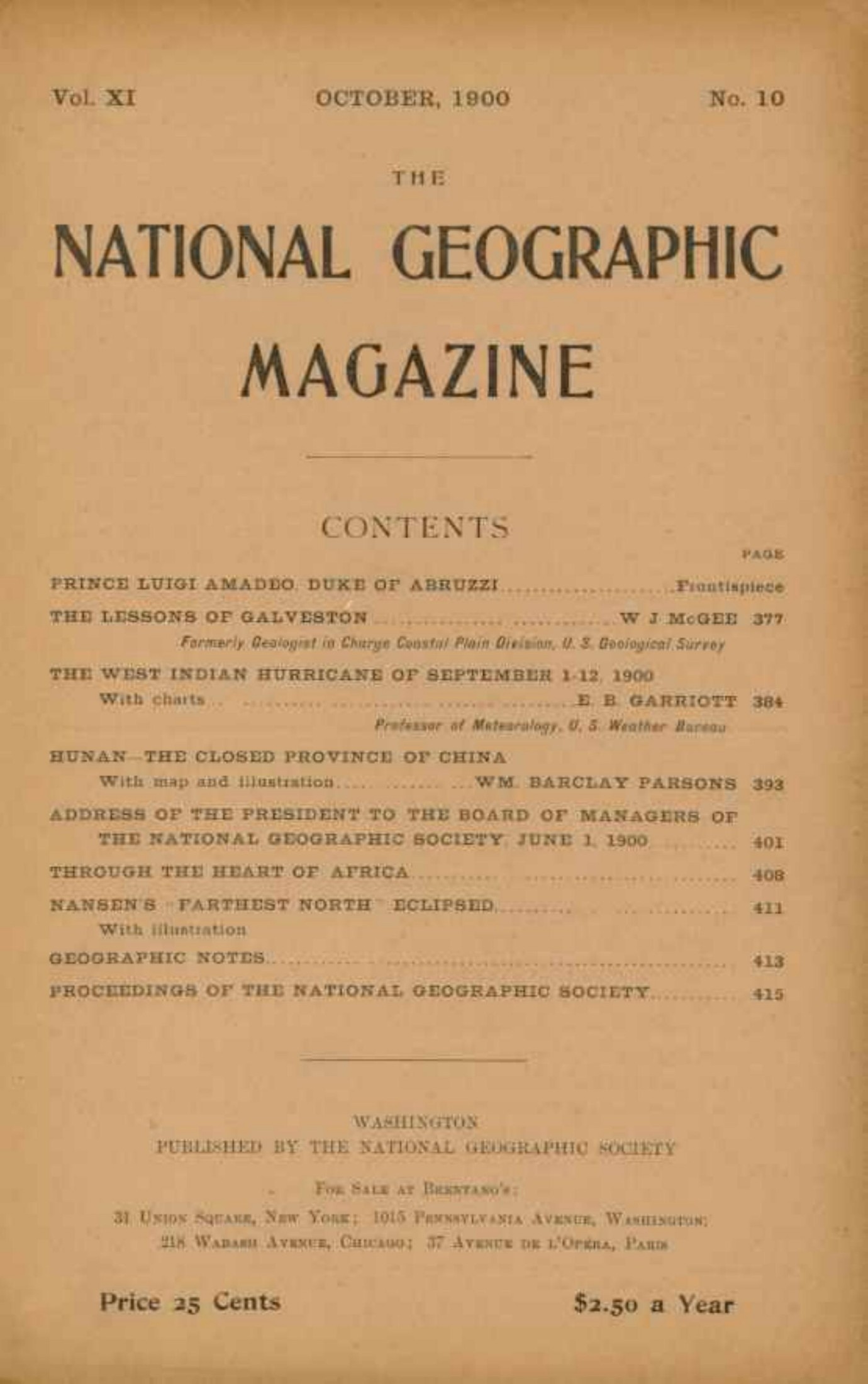 National Geographic 1900-10 011-10 Oct