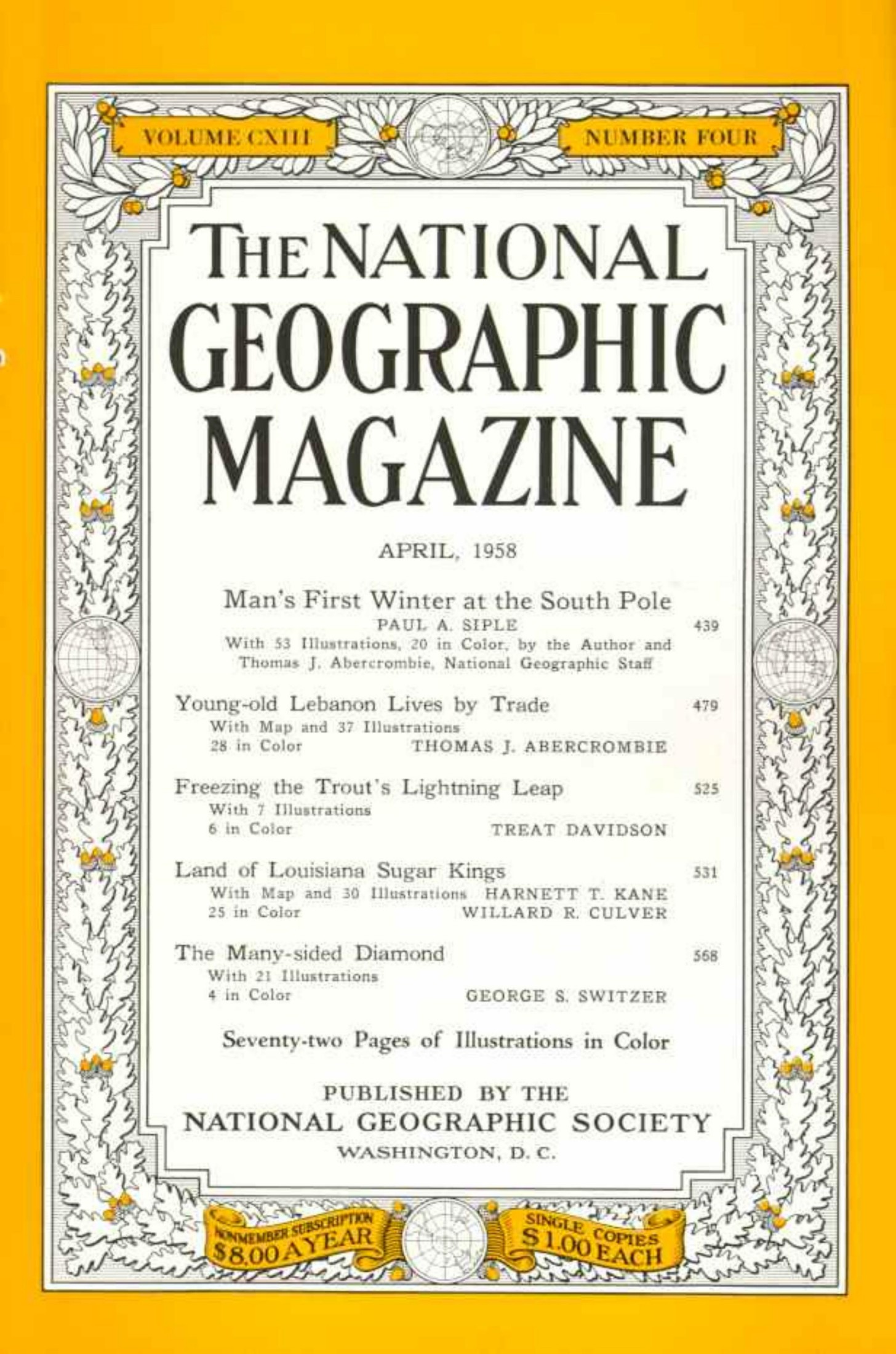 National Geographic 1958-04 113-4 Apr