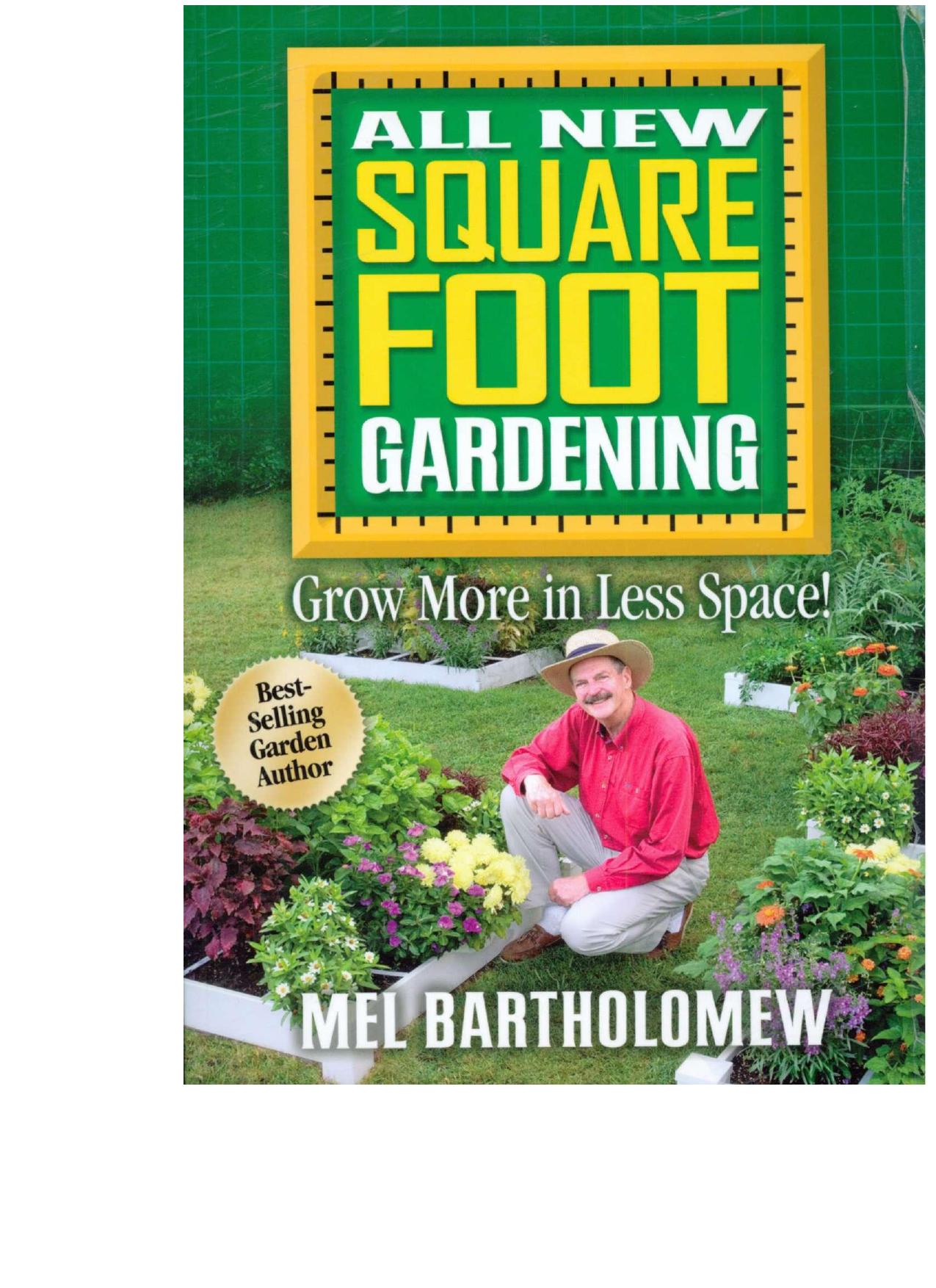 All New Square Foot Gardening - Grow More in Less Space!