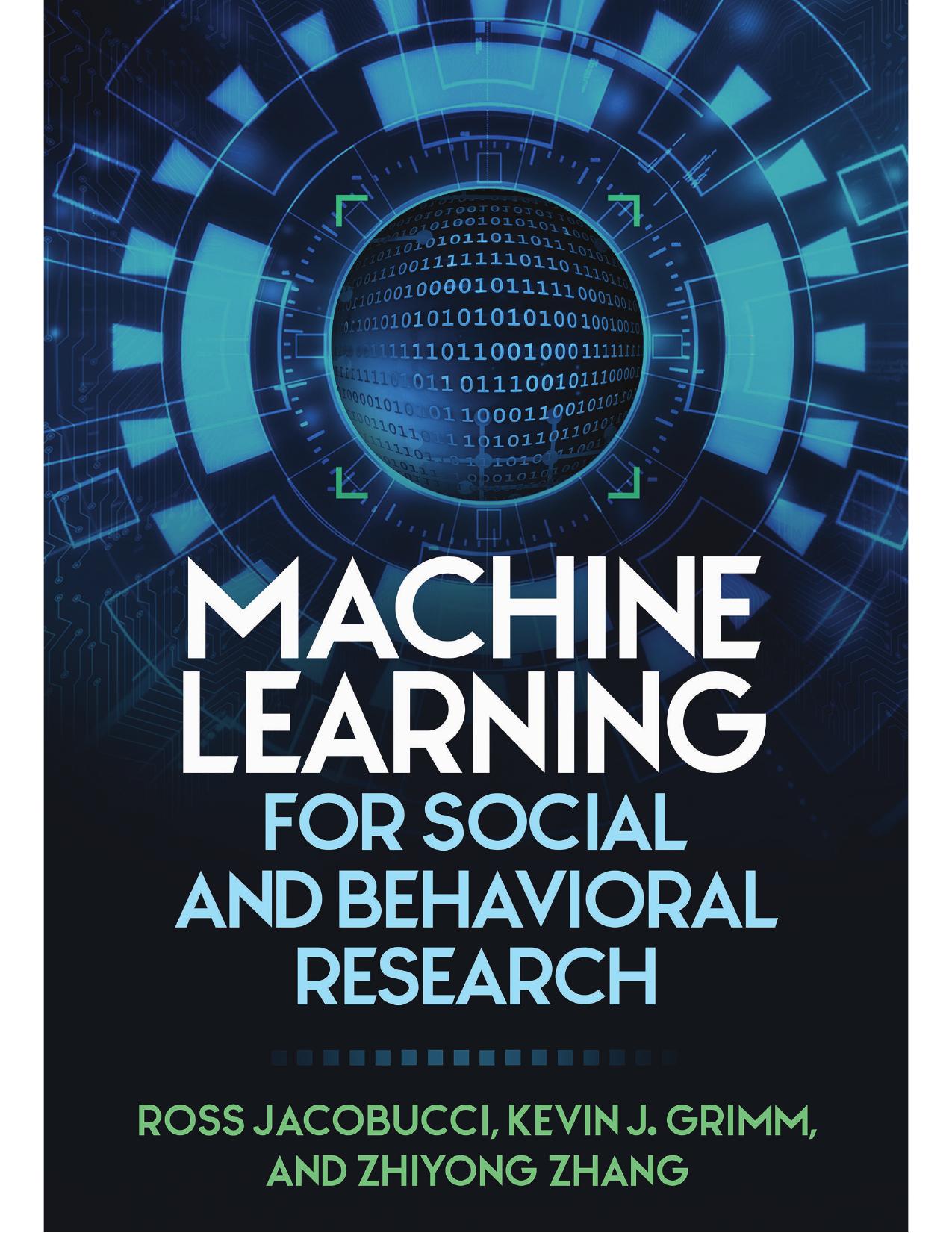 Machine Learning for Social and Behavioral Research