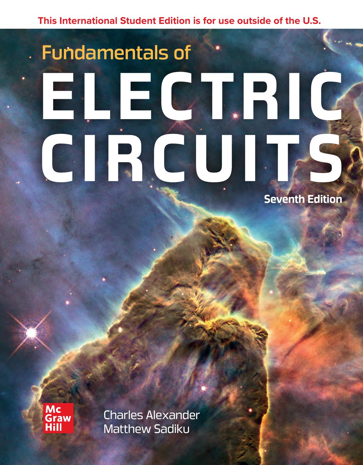 Fundamentals Of Electric Circuits, Seventh Edition