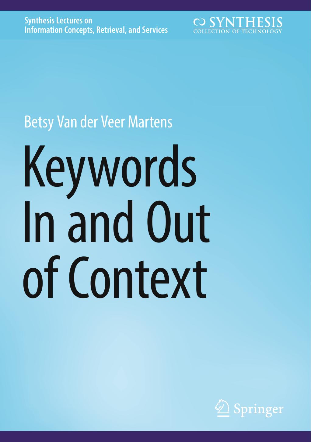 Van der Veer Martens B. Keywords In and Out of Context 2023