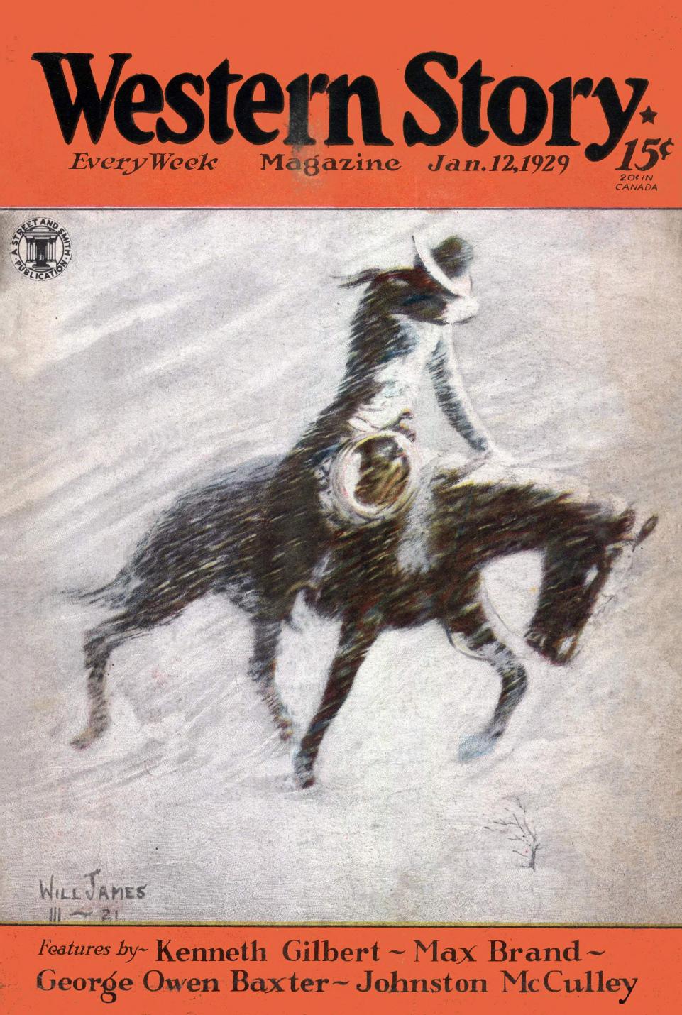 Western Story Magazine - 12 January 1929