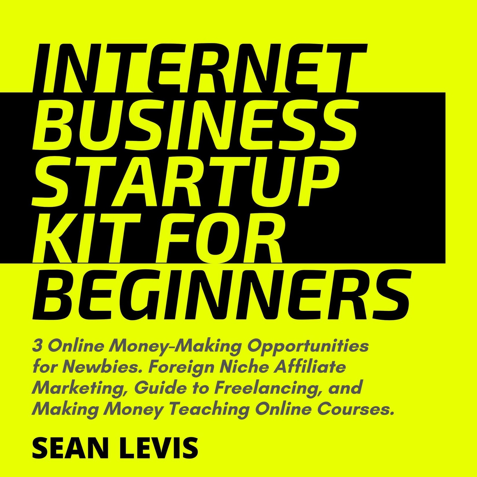 Internet Business Startup Kit for Beginners: 3 Online Money-Making Opportunities for Newbies. Foreign Niche Affiliate Marketing, Guide to Freelancing, and Making Money Teaching Online Courses.