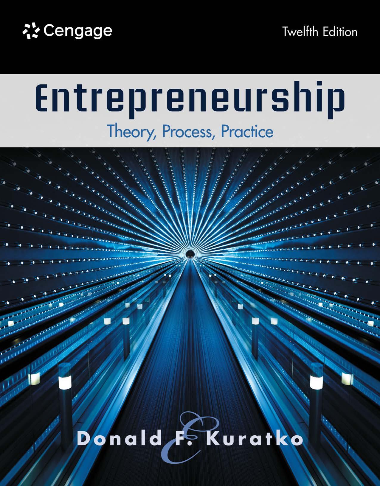 3P-EBK: ENTREPRENEURSHIP THEORY/PROCESS/PRACTICE