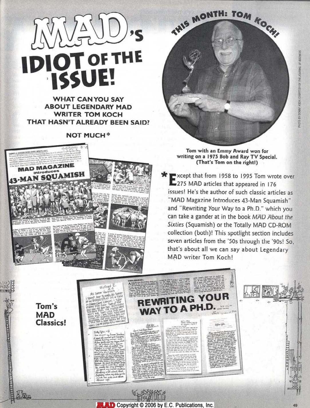 MAD's Idiot of Issue (2002) 13