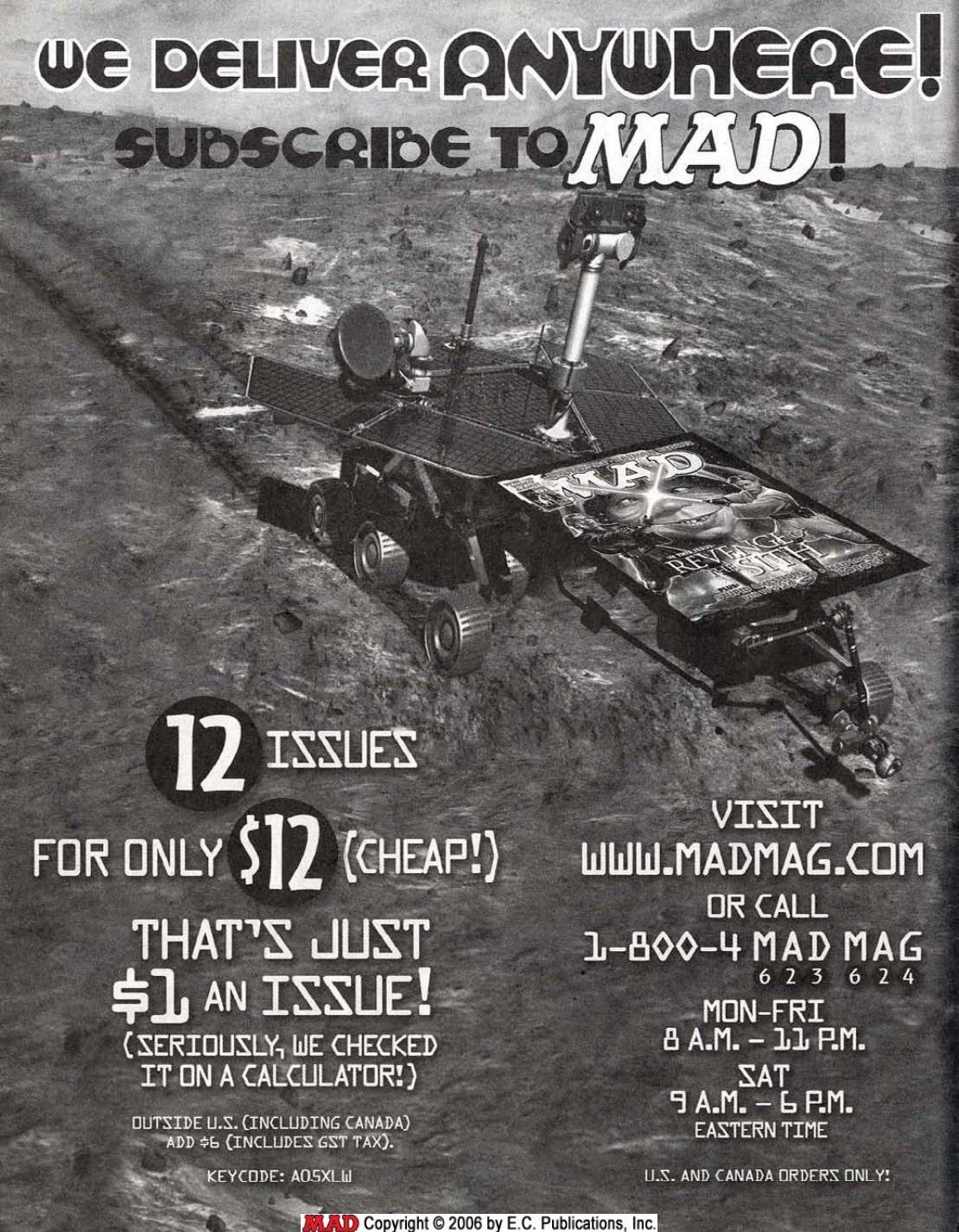 MAD Subscription Flyer (2005) 01