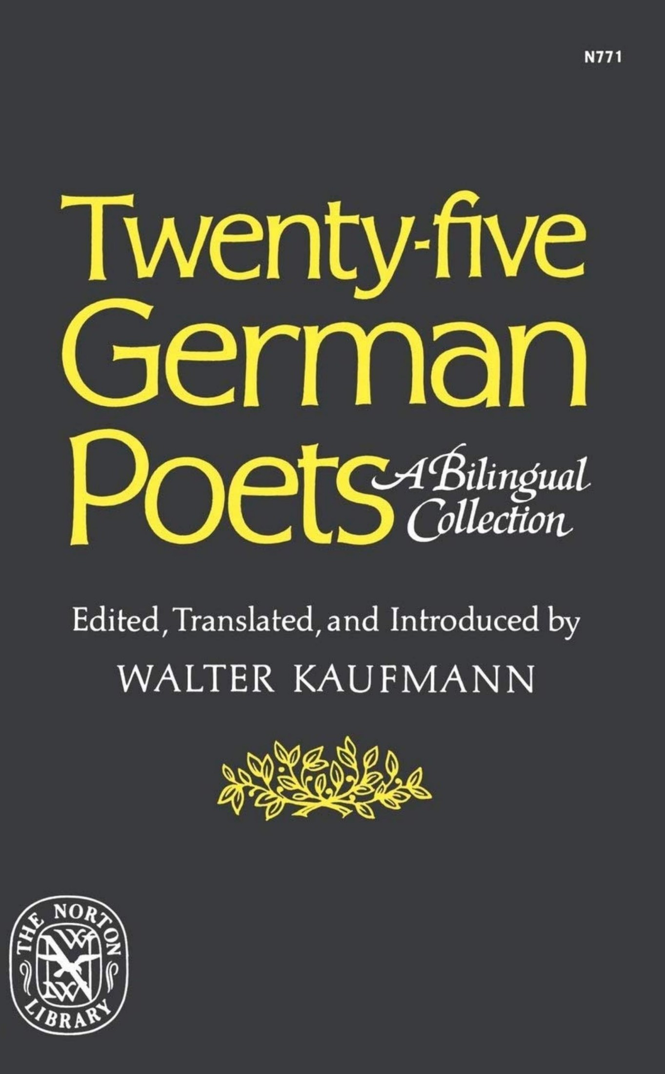 Twenty-five German Poets: A Bilingual Collection