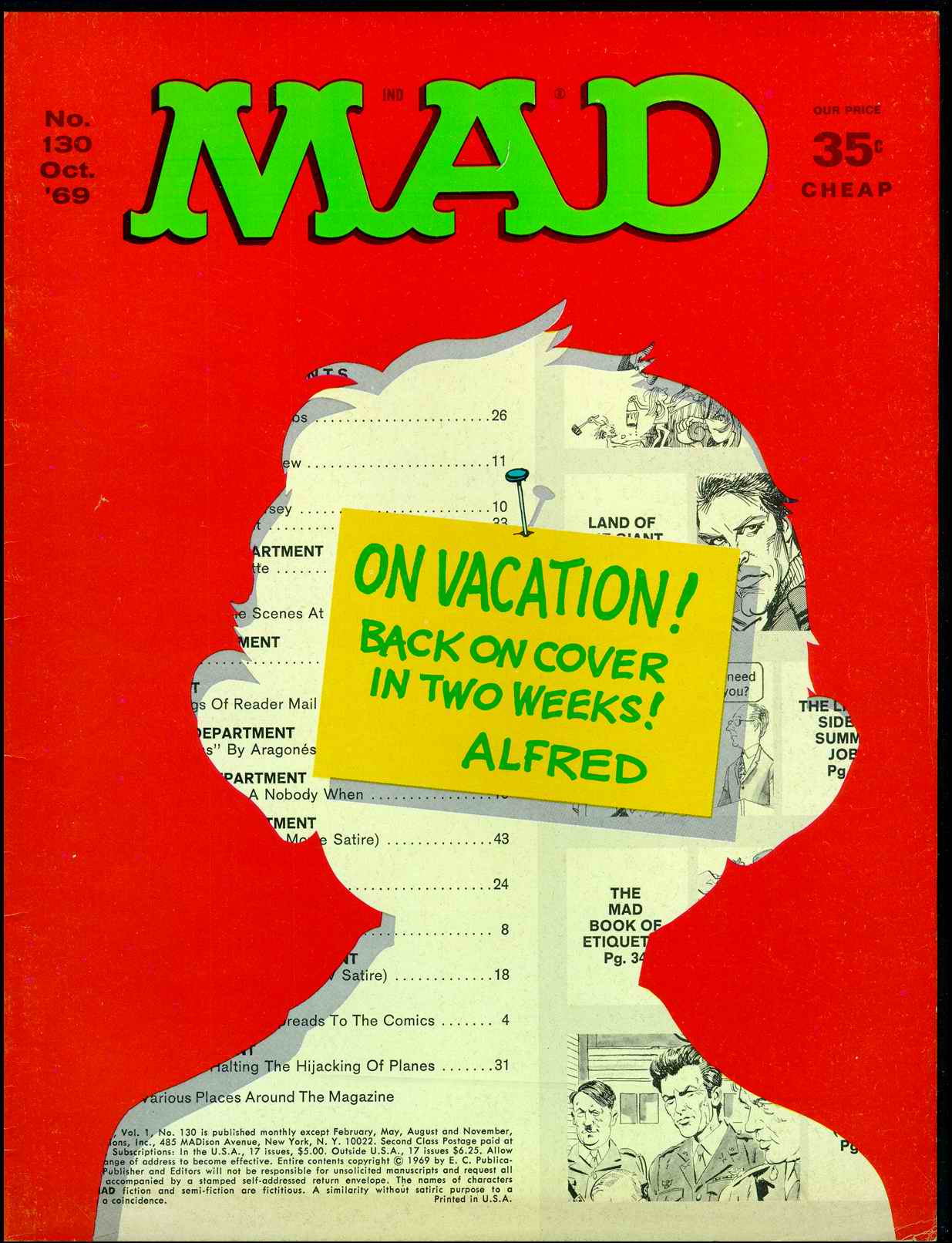 MAD Magazine 130 (1969)