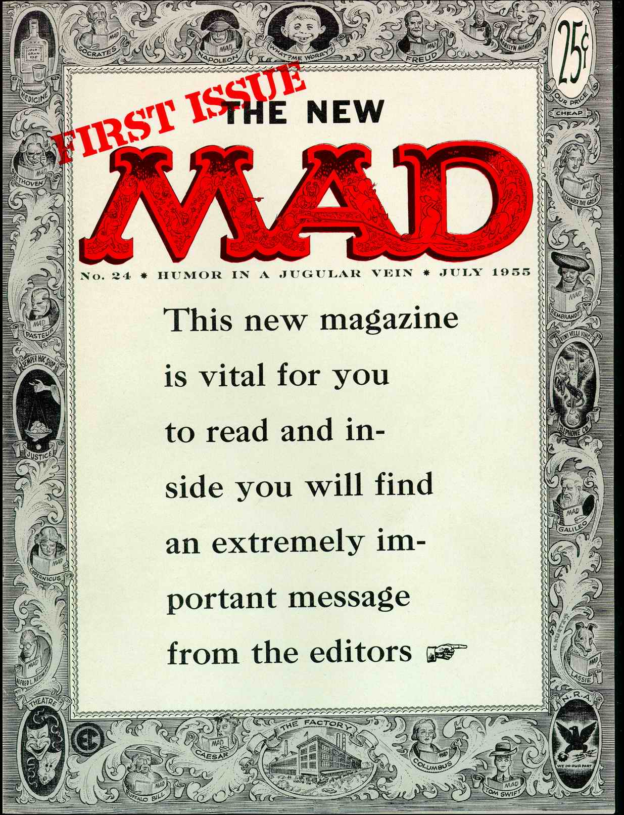 MAD Magazine 024 (1955) 1st Issue