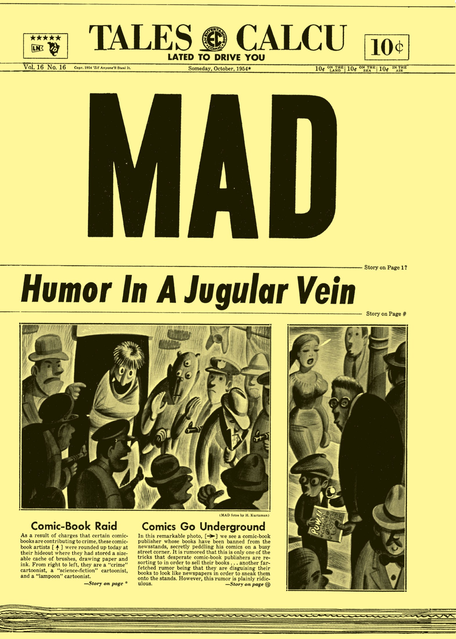 MAD Magazine 016 (1954) Mad Comics