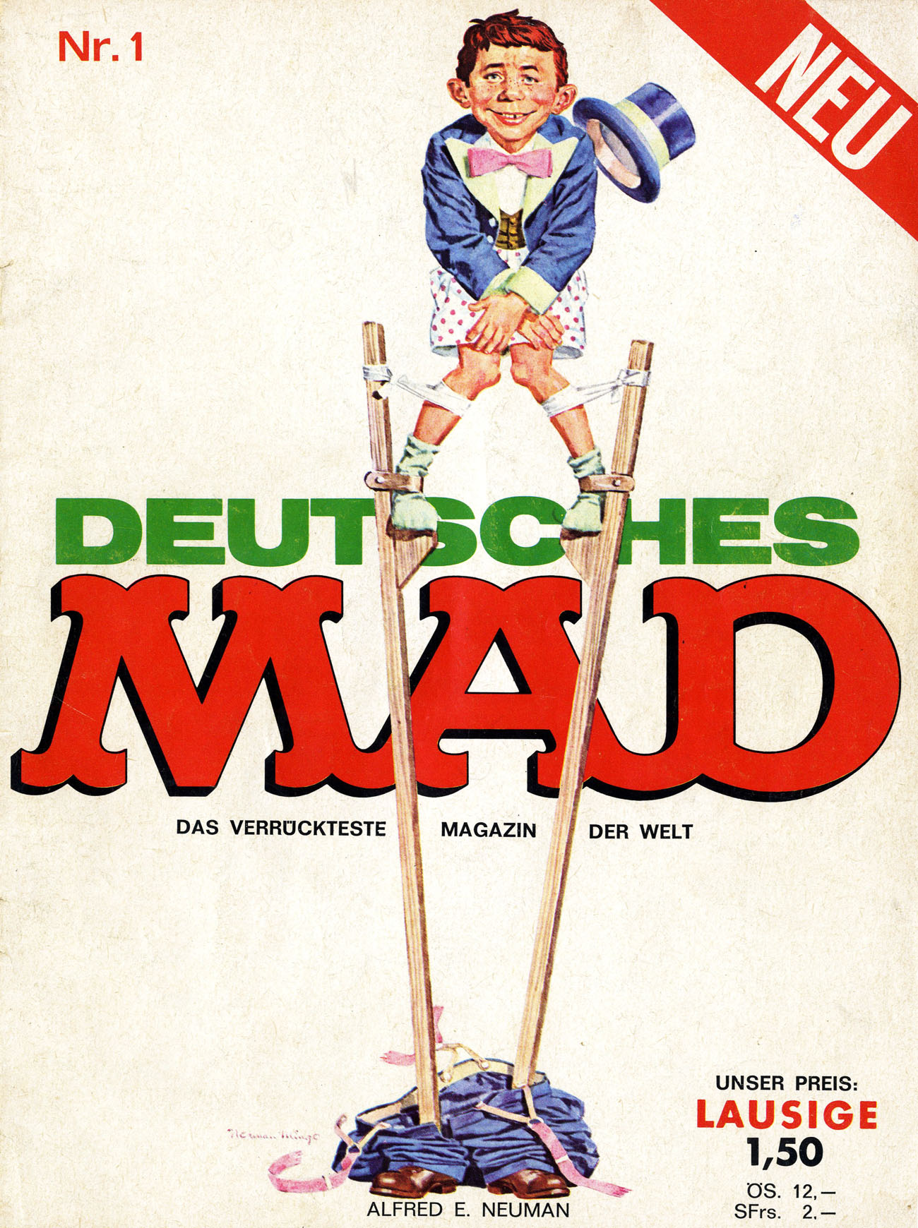 MAD 001 (1967) [bsv-Williams; german] 36p c2c (Flattermann + Bumblebeeman)