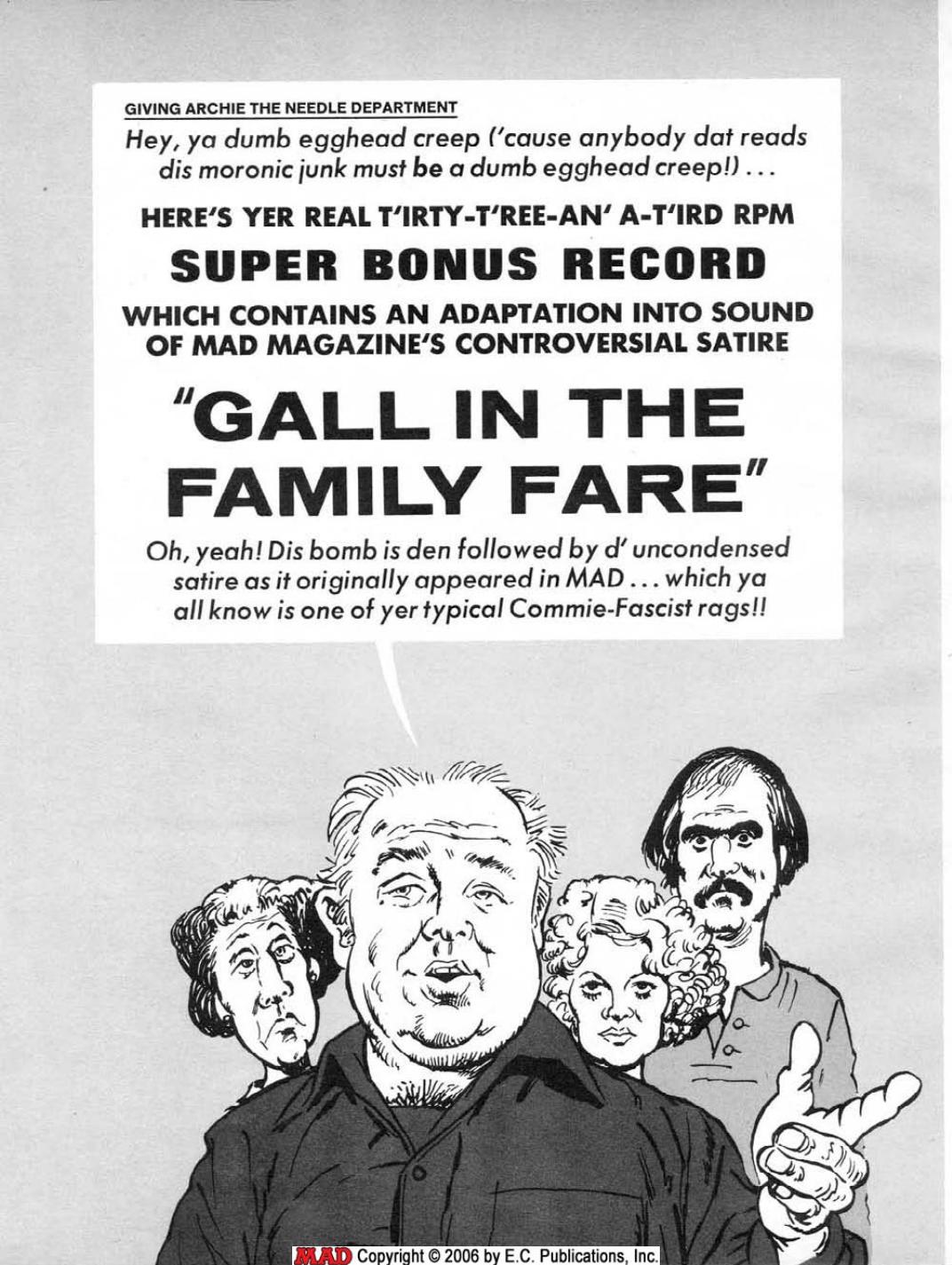 a MAD Record Scan (1973) + Flyer