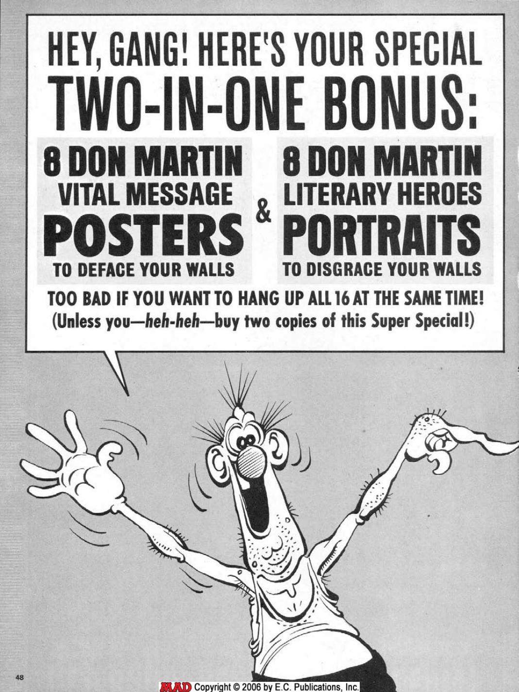 Vital Message Posters & Literary Heroes Portraits (1975)