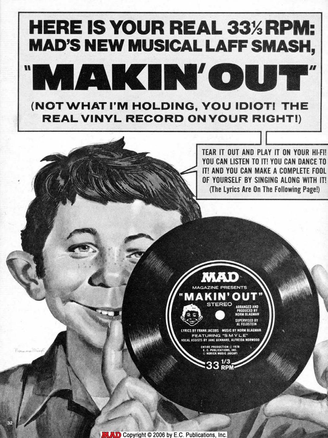 a MAD Record Scan (1979) + Flyer