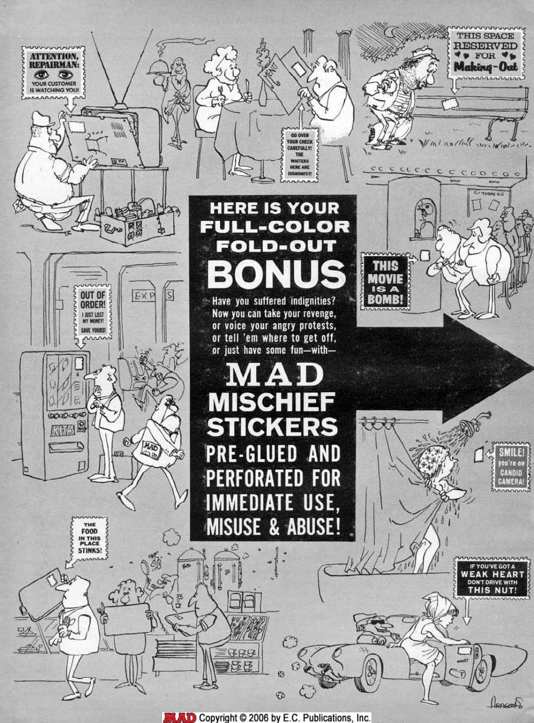 MAD Mischief Stickers (1965)