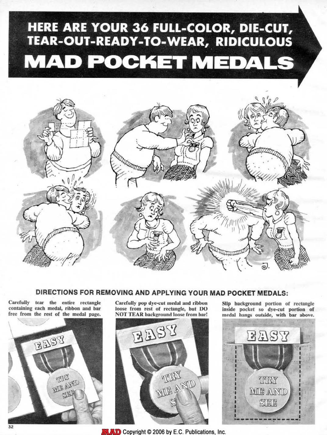 MAD Pocket Madels (1969)