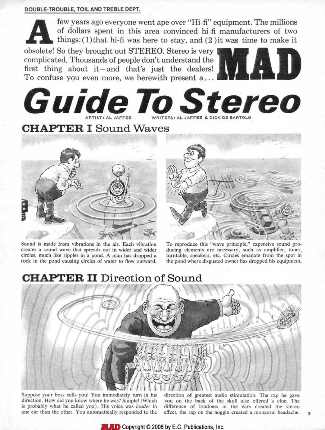 MAD Guide to Stereo (1971) Mini Strip