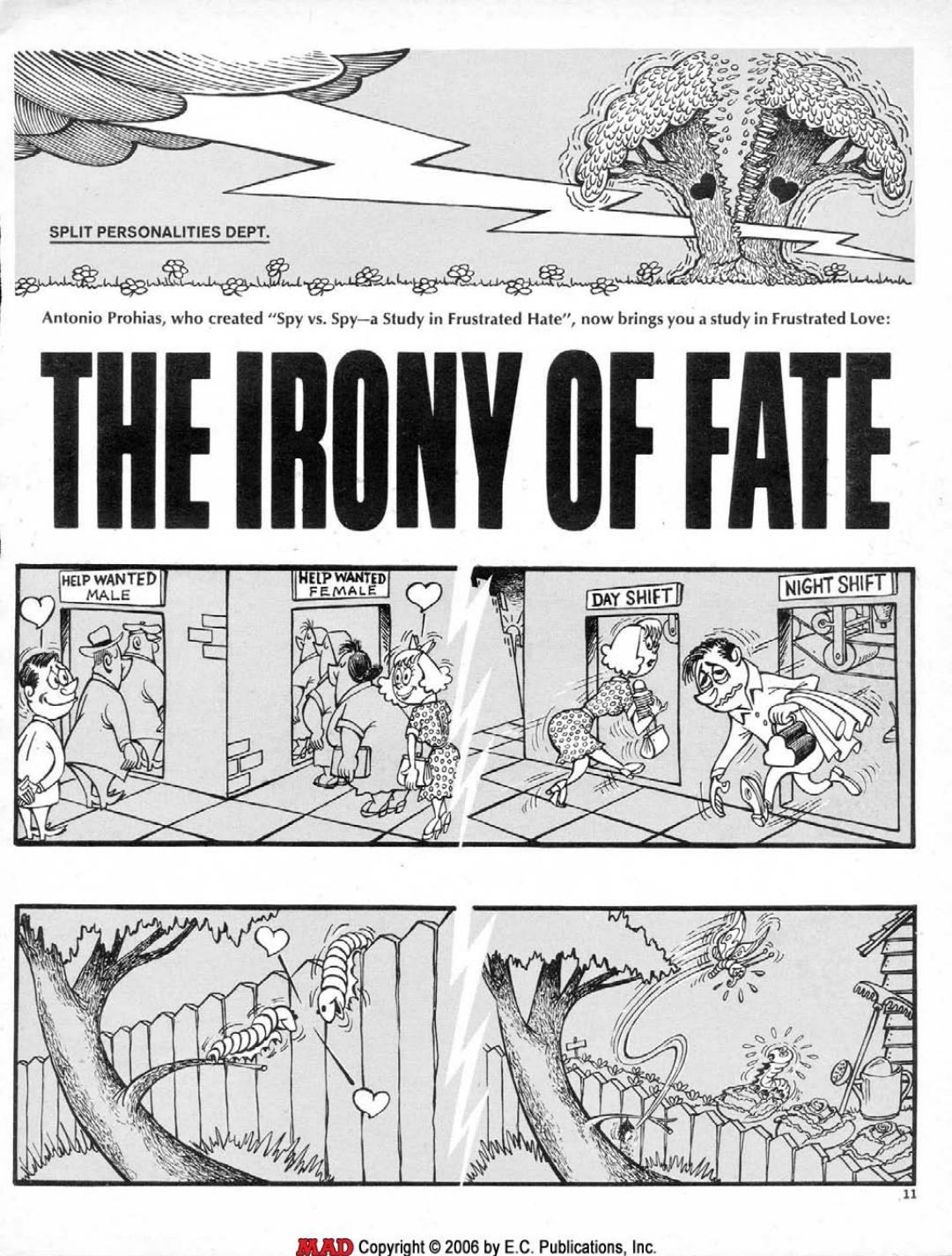 MAD Irony of Fate (1971) Mini Strip