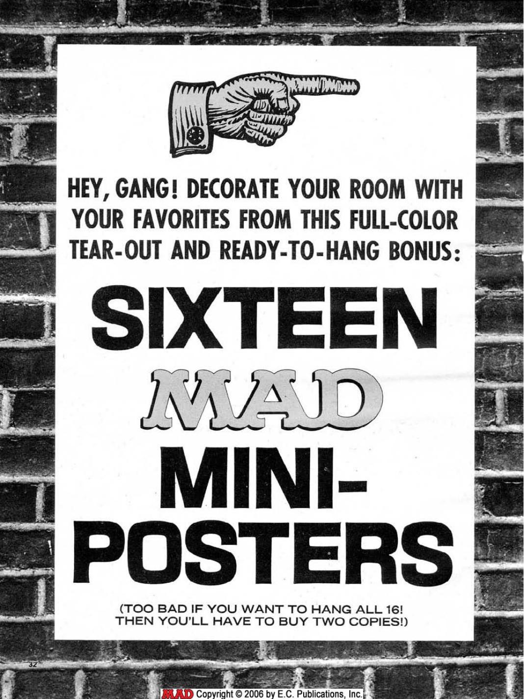 MAD Mini Posters (1971)