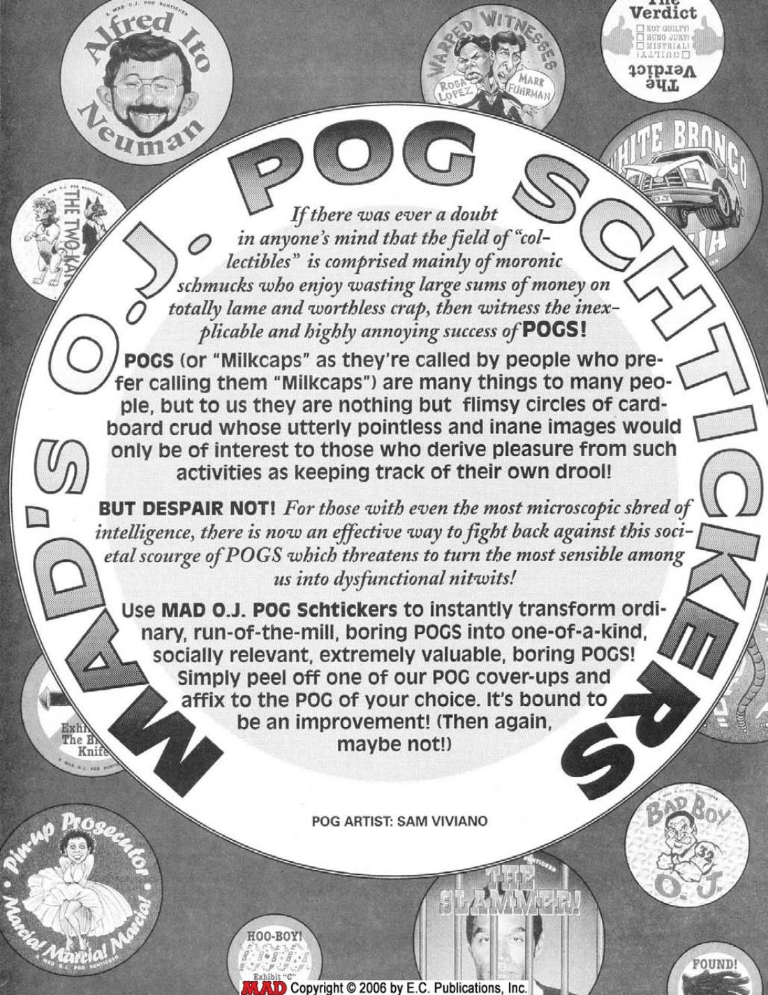 MAD POG Sticker (1995)