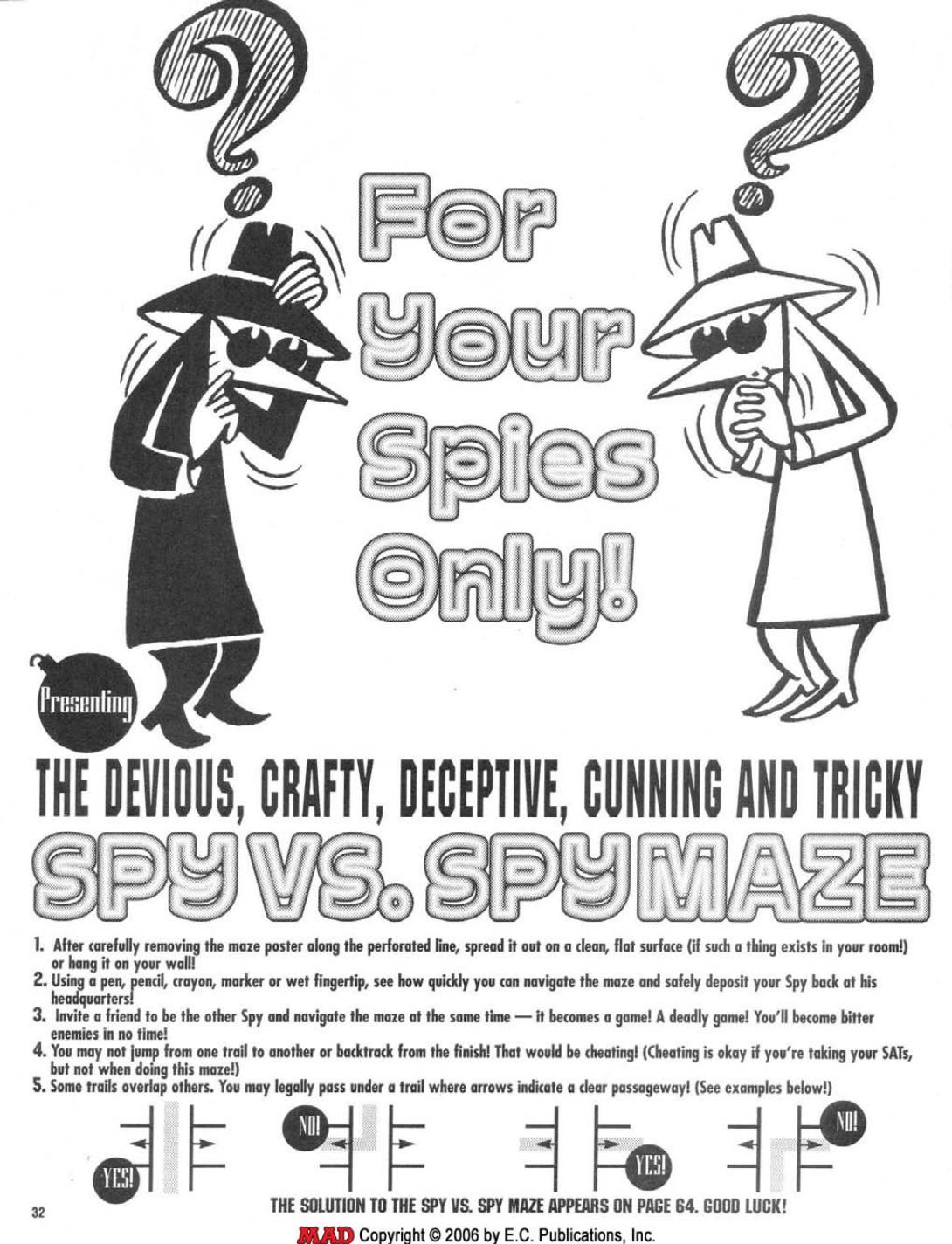 Spy vs SpyMaze (1995)