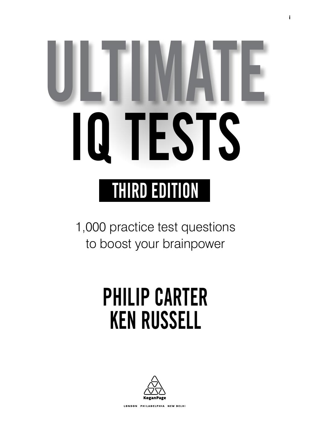 Ultimate IQ Tests