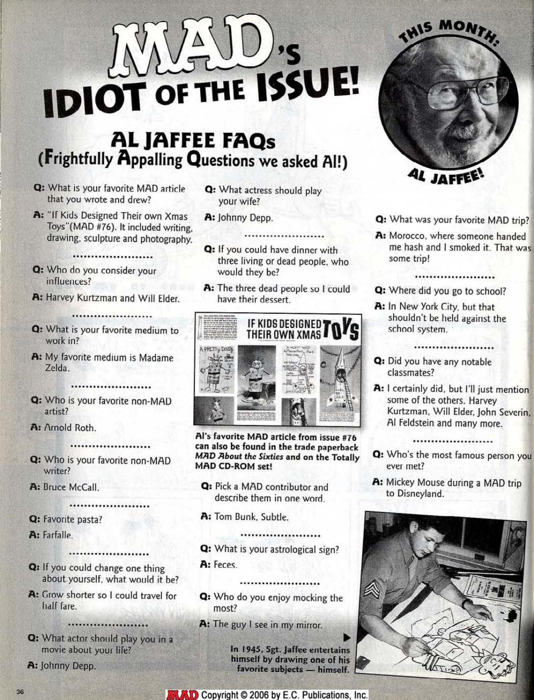 MAD's Idiot of Issue (2001) 09