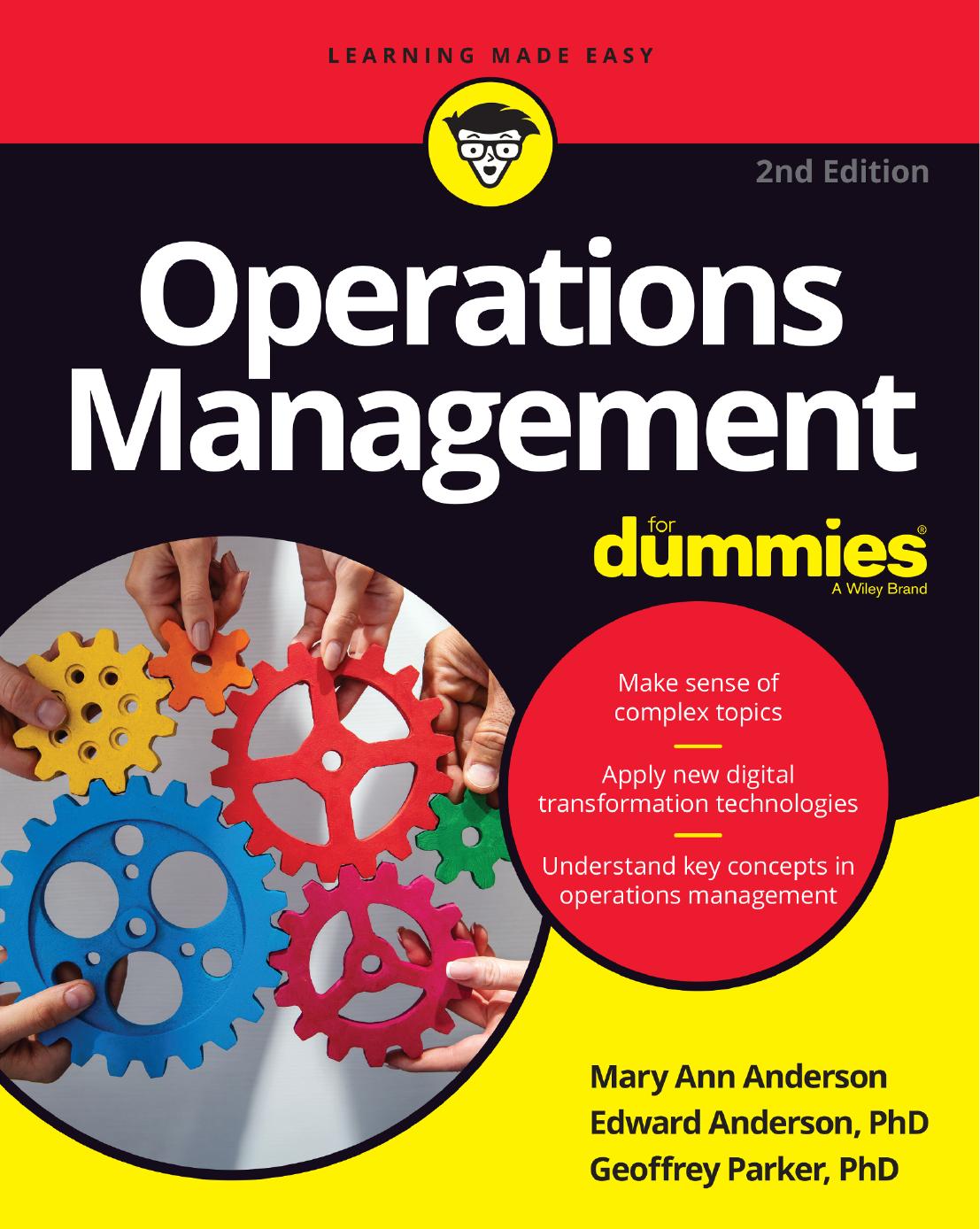 Operations Management For Dummies®, 2nd Edition