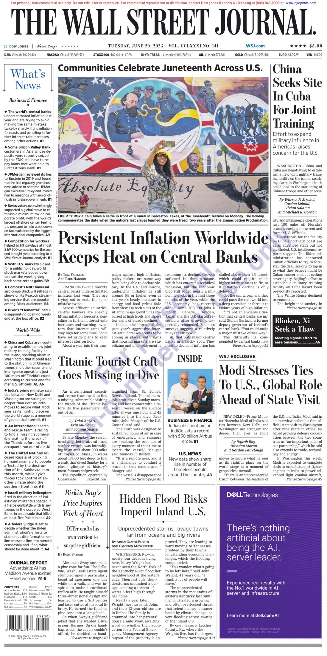 wallstreetjournal 20230620 TheWallStreetJournal