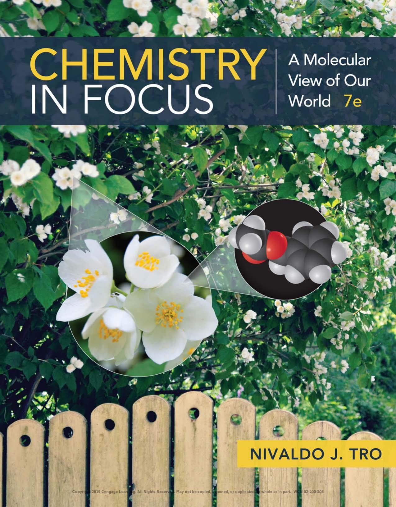 Chemistry in Focus: A Molecular View of Our World, 7th ed.