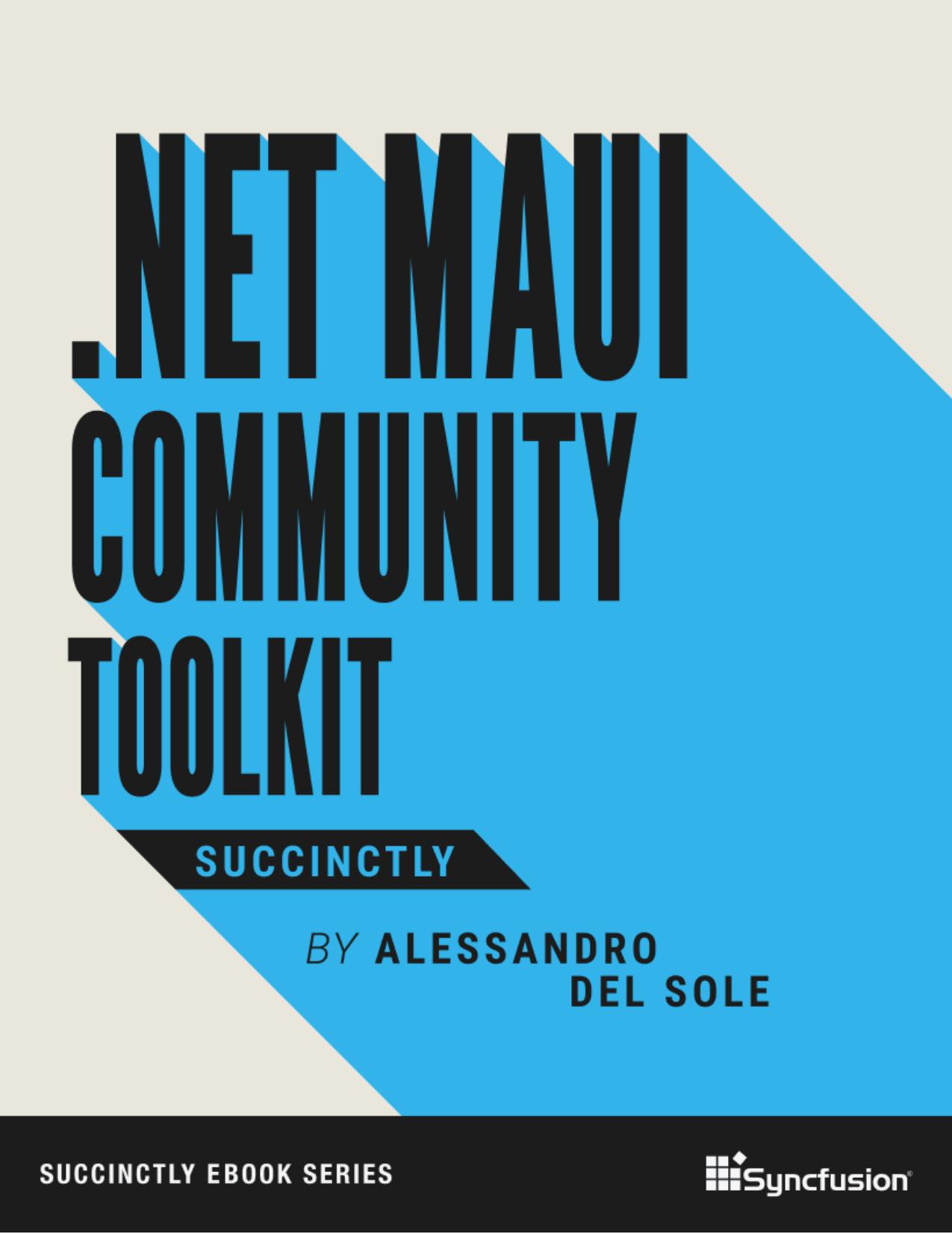 .NET MAUI Community Toolkit Succinctly