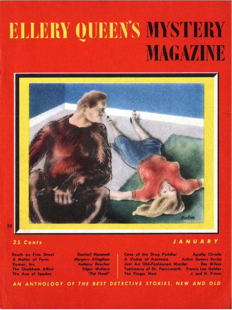 Ellery Queen's Mystery Magazine - January 1945