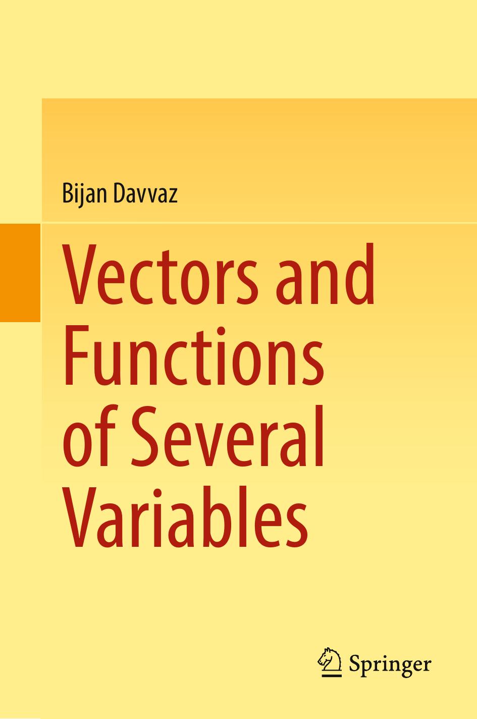 Davvaz B. Vectors and Functions of Several Variables 2023