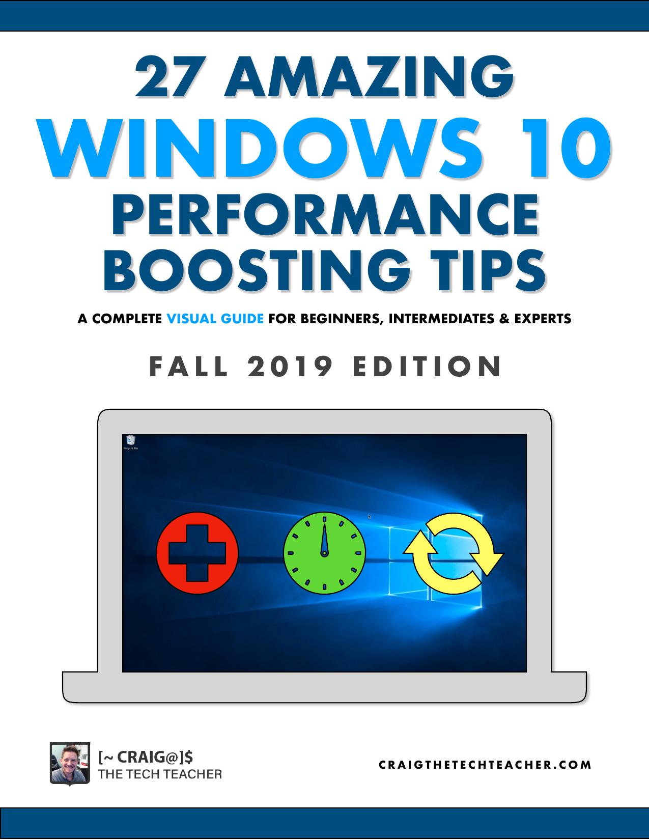 eBook Copy 8-5 x 11 - 27 Amazing Windows 10 Performance Boosting Tips