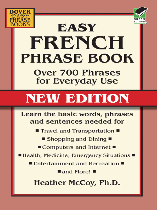 Easy French Phrase Book NEW EDITION