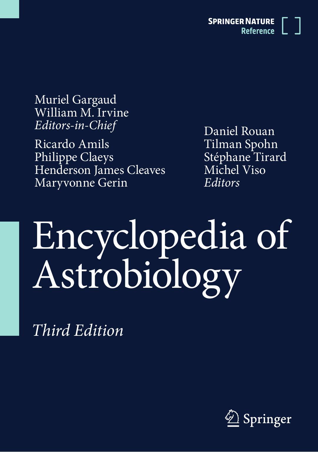 Gargaud M. Encyclopedia of Astrobiology 3ed 2023