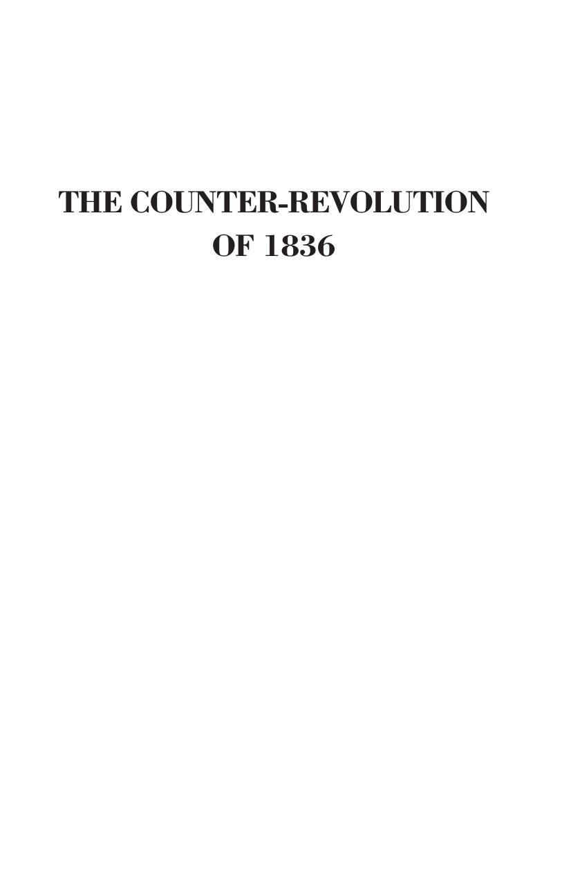 The Counter Revolution of 1836.indd